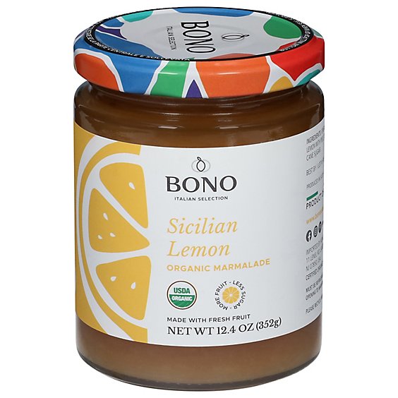 Bono Marmalade Org Lemon - 12.4 Oz