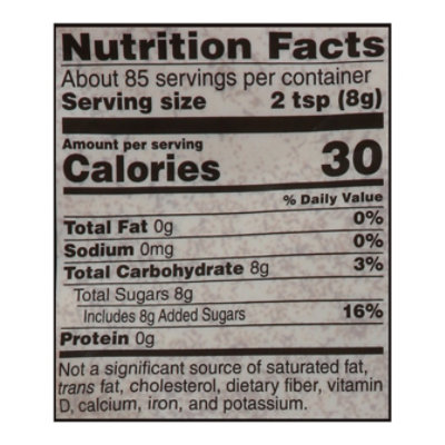 O Organics Sugar Dark Brown - 24 Oz - Image 3