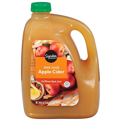 Signature Farms Apple Cider 100% Juice - 128 Fl. Oz.