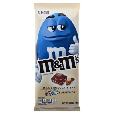 M&M's® Minis & Almonds Milk Chocolate Bar, 3.9 oz - Dillons Food Stores