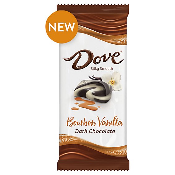 Dove Dark Chocolate Bourbon Vanilla Bar 3.30 Oz