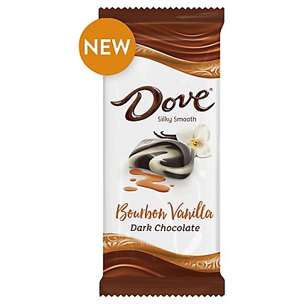Dove Dark Chocolate Bourbon Vanilla Bar 3.30 Oz - Image 1