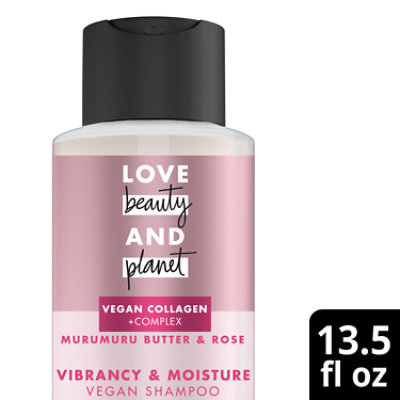 Love Beauty and Planet Shampoo Sulfate Free Murumuru Butter & Rose - 13.5 Fl. Oz.