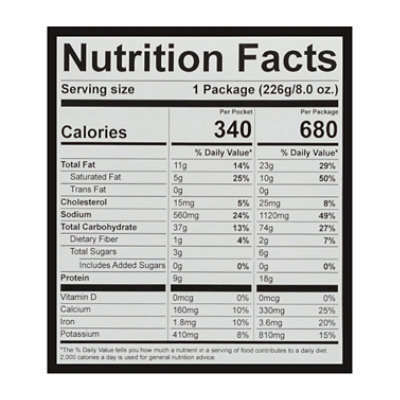 Mikeys Pizza Pockets Pepperoni - 8 Oz - Image 4