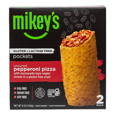 Mikeys Pizza Pockets Pepperoni - 8 Oz