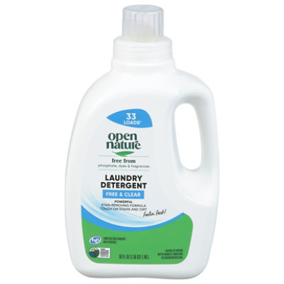 Open Nature Liquid Laundry Detergent Free & Clear - 50 Fl. Oz. - Image 3