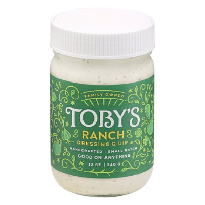 Tobys Ranch Dressing & Dip - 12 Oz.