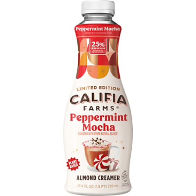 Califia Farms Peppermint Mocha Almond Milk Coffee Creamer - 25.4 Fl. Oz. - Image 1