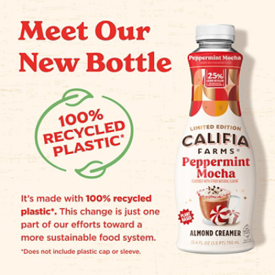 Califia Farms Peppermint Mocha Almond Milk Coffee Creamer - 25.4 Fl. Oz. - Image 5