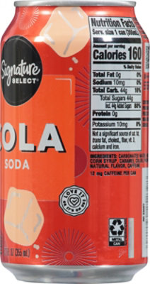 Signature SELECT Cola Soda Cans - 6-12 Fl. Oz. - Image 6