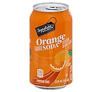 Signature SELECT Soda Orange Cans - 6-12 Fl. Oz.