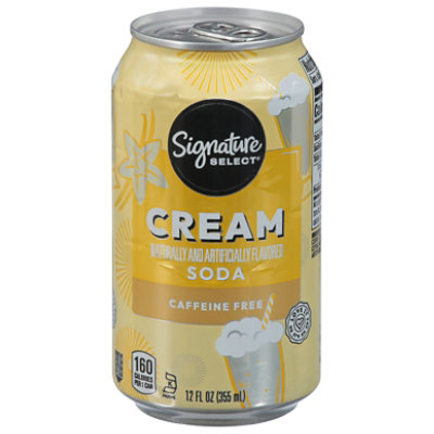 Signature SELECT Cream Soda Cans - 6-12 Fl. Oz.