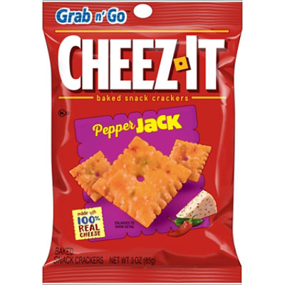Cheez-It Cheese Crackers Baked Snack Pepper Jack - 3 Oz - Image 1