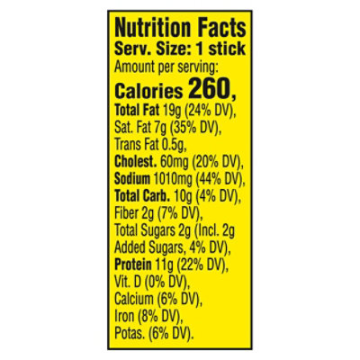 Slim Jim Snack Stick Monster Smoked Honey BBQ - 1.94 Oz - Image 4