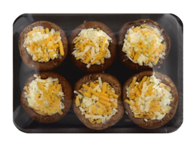 Baby Portabella Mushroom Stuffed W/Chedd - 7.5 Oz