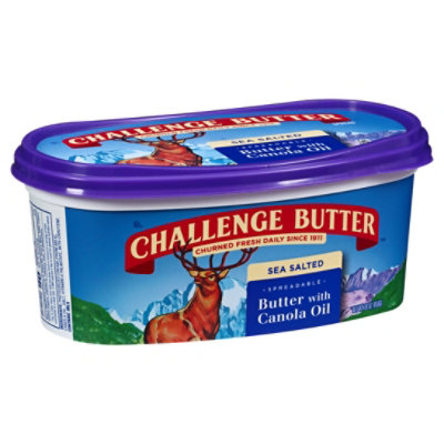 Challenge Butter Butter Spreadable With Canola Oil And Sea Salt - 30 Oz