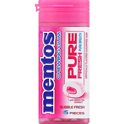 Mentos Gum Sugarfree Pure Fresh Bubble Fresh - 15 Count - Image 2