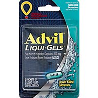 Convenience Valet Advil Pain Reliever/Fever Reducer Liqui-Gels 200 mg - 4 Count - Image 1