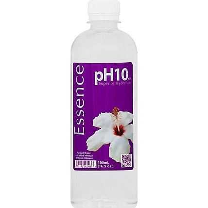 Essence pH10 Purified Water With Added Minerals & Organic Hibiscus - 500 Ml - Image 2