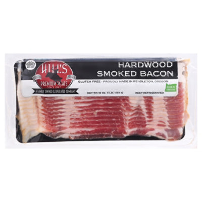 Hills Bacon Hardwood - 1 Lb - Image 3