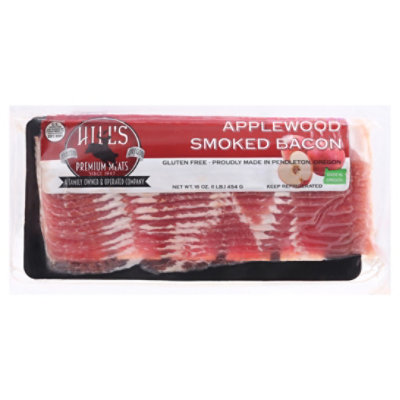 Hills Bacon Applewood Smoked - 1 Lb - Image 3