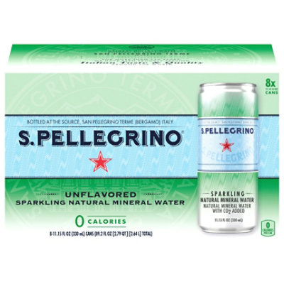 S. PELLEGRINO Sparkling Natural Mineral Water - 8-11.15 Fl. Oz. - Image 3