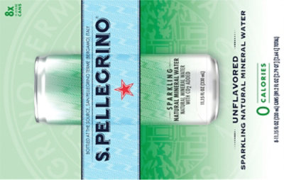 S. PELLEGRINO Sparkling Natural Mineral Water - 8-11.15 Fl. Oz. - Image 6