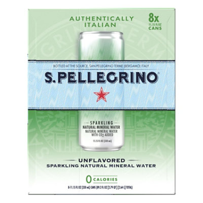 S. PELLEGRINO Sparkling Natural Mineral Water - 8-11.15 Fl. Oz. - Image 2