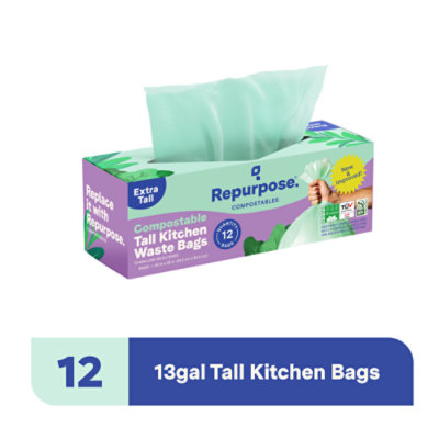 Repurpose Bag Kitchen Tall 13gal - 12 Count - Image 2
