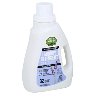 Open Nature Liquid Laundry Detergent Lavender - 50 Fl. Oz.