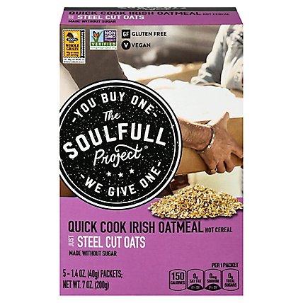 Soulfull Project Cereal Irish Oatmeal Hot Cereal - 7 Oz - Image 3