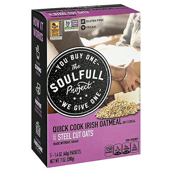 Soulfull Project Cereal Irish Oatmeal Hot Cereal - 7 Oz