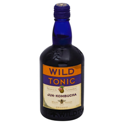 Wild Tonic Tropical Turmeric Jun Kombucha - 16 Fl. Oz. - Image 1