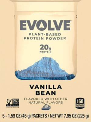 Evolve Protein Pwdr Vanilla 5pk - 1.58 Oz - Image 2