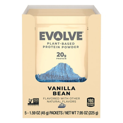 Evolve Protein Pwdr Vanilla 5pk - 1.58 Oz - Image 1