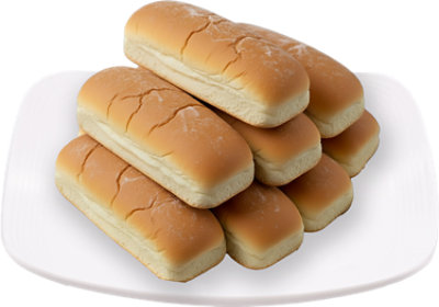 Golden Hot Dog Buns - Image 1