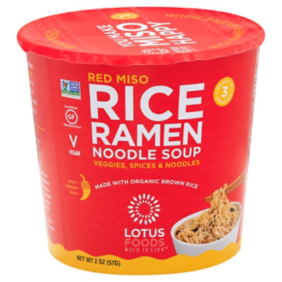 Lotus Foo Noodle Brwn Rice Red Miso - 2 Oz - Image 2