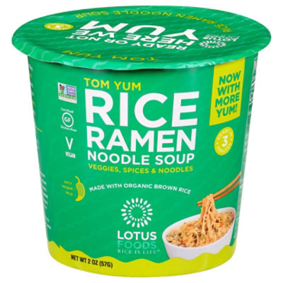 Lotus Foo Noodle Brwm Rice Cup Tom - 2 Oz - Image 3