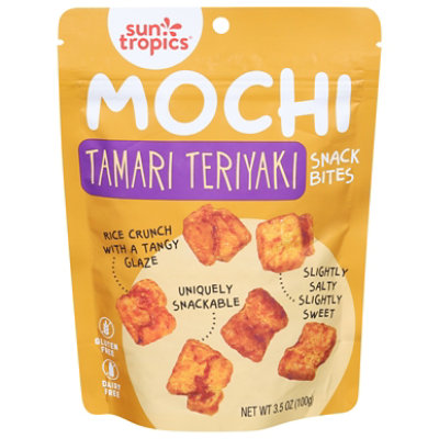 Sun Tropics Tamari Teriyaki Mochi Snack Bites - 3.5 Oz
