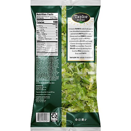 Taylor Farms Caesar Chopped Salad Kit Bag - 11.15 Oz - Image 8