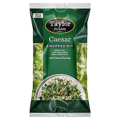 Taylor Farms Caesar Chopped Salad Kit Bag - 11.15 Oz