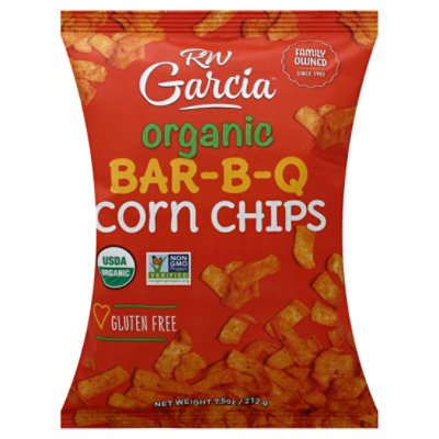 Rw Garcia Bbq Corn Chips Organic - 7.5 Oz - Image 1