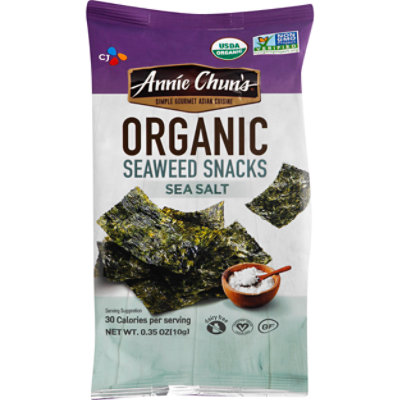 Annie Chu Seaweed Snck Org Sea Slt - 0.35 Oz - Image 3