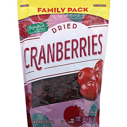 Signature Farms Cranberries Dried Family Pack - 30 Oz - Image 2