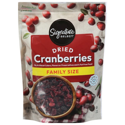 Signature Farms Cranberries Dried Family Pack - 30 Oz