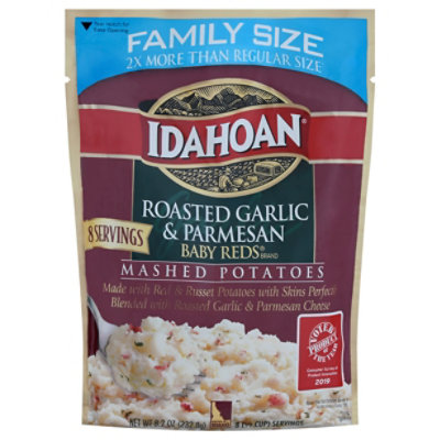 Idahoan Baby Reds Mashed Potatoes Family size, 8.2 oz (Pack of 8)