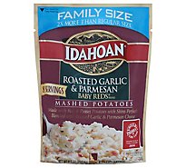 Idahoan Mashed Potatoes Roasted Garlic & Parmesan Baby Reds Family Size - 8.2 Oz