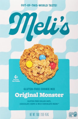 Melis Monster Original Cookie Gluten Free Mix - 16 Oz - Image 2