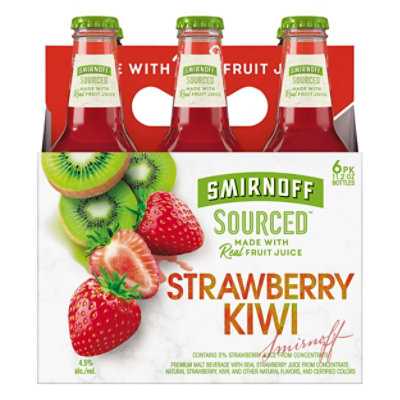 Smirnoff Sourced Strawberry Kiwi In Bottles - 6-12 Fl. Oz. - Image 3