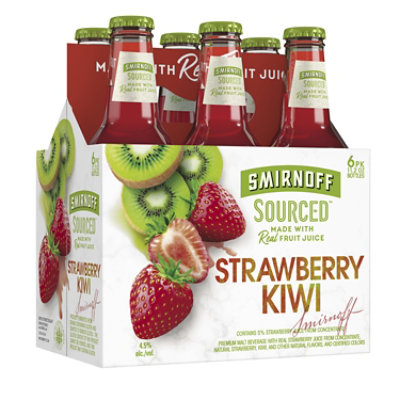 Smirnoff Sourced Strawberry Kiwi In Bottles - 6-12 Fl. Oz. - Image 3